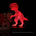 3D Dinosaurier LED 7 Farbwechsel Touch-Schalter + Fernbedienung Nachtlicht Lampe